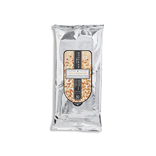 Beekman 1802 Face Wipes, Honey & Orange Blossom - 30 Count - With Goat Milk, Aloe, Vitamin E & Coq10 - Alcohol Free, Biodegradable & Cruelty Free #TOP7