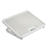 EUREKA ERGONOMIC Foot Rest Tilt Adjustable Metal Frame Light Gray