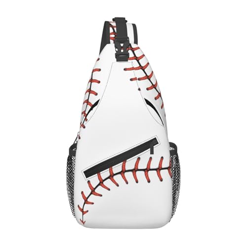 Morrales de cruzada unisex con estampado béisbol clásico miniatura 1