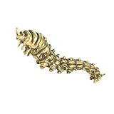 Figurine de chenille en laiton pour décoration de la maison