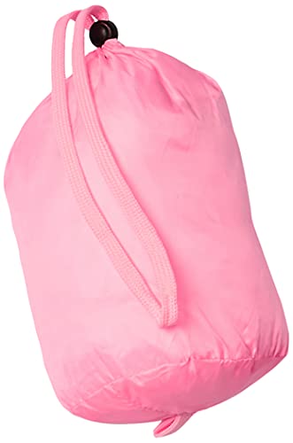 Amazon Essentials Girls' Lightweight Water-Resistant Packable Mock Puffer Jacket, Neon Pink, Medium #TOP3