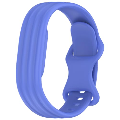 KOOLRIVER�EFor Fitbit Air �P�[�X �o���h ��̌^ �J�o�[ �ی�P�[�X+���X�g�o���h �V���R�� �ϏՌ� �\�t�g�P�[�X �V���v�� �����ȒP(�u���[) [���s�A���i]