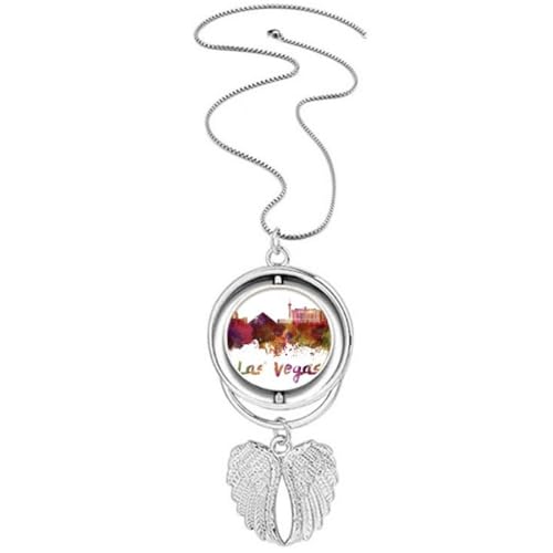 Collier avec pendentif ailes d'ange Las Vegas Amecity en argent