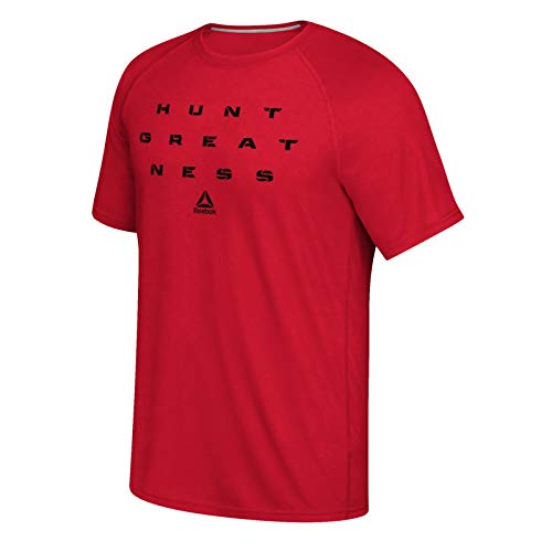 T-shirt Crossfit Reebok homme rouge pour éviter la transpiration durant l'effort