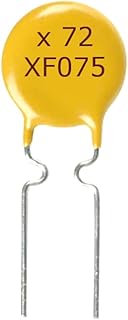 فيوز قابل لاعادة الضبط RXEF075 PTC 72 فولت 750 مللي امبير من خلال ثقب منخفض الرصاص تصنيف الجهد العالي 72 فولت حماية قابلة لاعادة الضبط تبديد منخفض للطاقة (5)