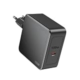 SCHITEC Caricatore USB C, 100W GaN Caricabatterie Rapido USB-C, Presa USB da Muro per MacBook Pro 16 14 pollici M4 M3 M2 M1, Lenovo ThinkPad X1 E490 X390, Dell XPS 9360 9380 (Nero)
