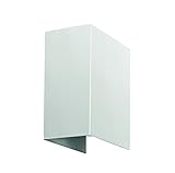 2x 3 Watt LED 3000K 280 Lumen Sorpetaler Wandleuchte Wall, edelstahl Square 415601