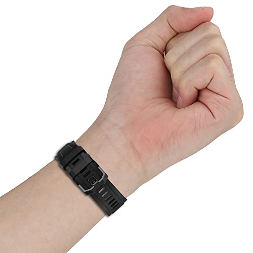 Fitturn Bands Compatible With Amazfit T-Rex 2 Smartwatch -Replacement Silicone Man/Woman Adjustable Sport Strap Band And Removal Tools For Amazfit T-Rex 2 #TOP3