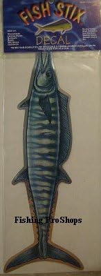 Vinyl Sticker; Bluefish Saltwater Fish Art, Waterproof Decal For...