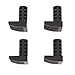 DCT Woodworking Plastic Bench Dogs 4-Pack – Workbench Peg Brake Stops for 3/4in Holes in 1/2in or Thicker Material