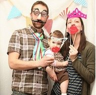 [Usa-Sales] Christmas Photo Booth Props, Christmas Party Decoration, Mask, Attached To The Stick No Diy Required, Usa-Sales Seller (24 Pcs) #TOP6
