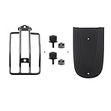 Posición: Parte trasera DOCAISIC Motocicleta Trasera en Solitario Asiento for Equipaje Soporte de Equipaje Estante for Sportsters Iron 48 72 883 XL1200 2004-2020 2016 2017 2018 2019 para la Moto (Color : 1 Set Black)
