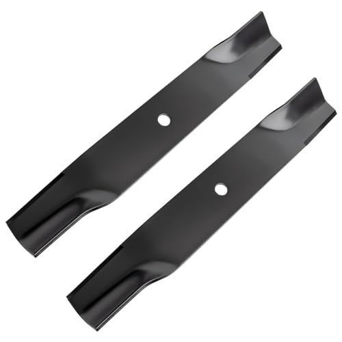 Fourtry AM137324 Lawn Mower High Lift Blade, Compatible with John Dee re 38 Inch Deck 116H LX172 LX176 LT150 STX38 GT242 Sabre 1538H Lawn Tractors, Replace AM141041, 2 Blades