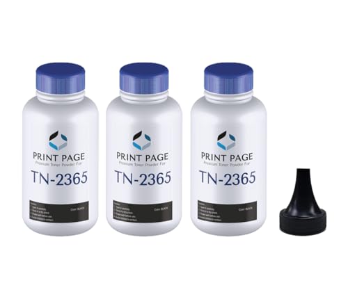 TN 2365 Toner Powder Compatible for TN 2365 Toner Cartridge - 80 gm per Bottle (Pack of 3)