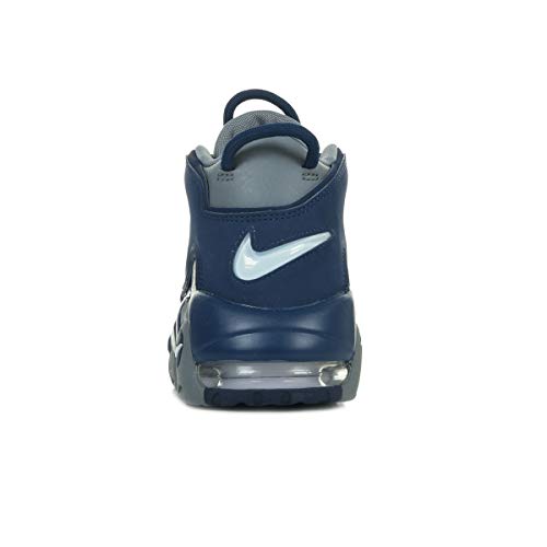Image of Nike mens Air More Uptempo 96 Basketball Trainers Cj6129 Shoes, Cool Grey /Midnight Navy-white, 10