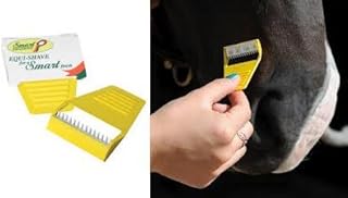 William Hunter Equestrian Horse Shave Tidy, Razor Thinning Comb, Perfect for Tidying Up Whiskers and Thinning. Two Cutting Lengths in One