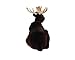 Batty Bargains Mighty Bobblehead Moose with Car Dashboard Adhesive (Dark Brown)