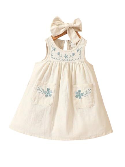 Image of SHRIMATE Apparels Summer Dress for Baby Girl /Frocks for Baby Girl /Baby Frocks Girl Poly Rayon /Casual Dress Short Flutter Sleeve