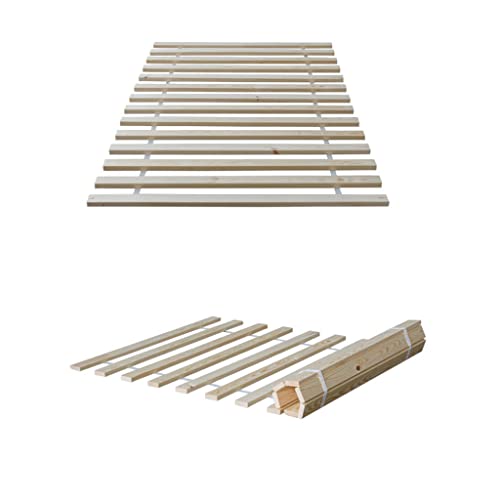 Rollrost SunWood Noel Lattenrost aus Holz mit 14 Lamellen 80 x 200 cm