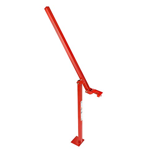 RanchEx 102567 T-Post Puller - for Removal of Studded T Posts, One Person Operation - Red