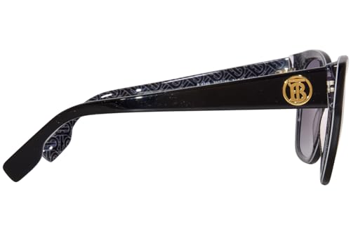 BURBERRY Sunglasses BE 4345 39778G Black/Print Tb/Crystal3