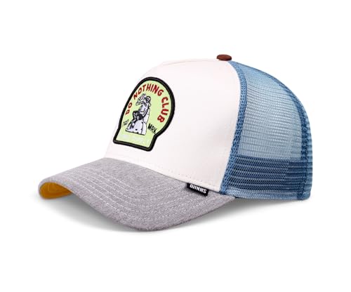 Djinns - DNC Frog (White/Grey/Blue) - Trucker Cap Meshcap Hat Kappe Mütze Caps