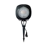  Ledino Riem LED-Strahler mit Erdspieß 3000 K Außenstrahler schwarz, 20 od.50 W 50 W