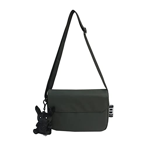 Eshow Men's Crossbody Shoulder Bag, Vintage Canvas Messenger Bag, Casual Sling Bag Retro Side Satchel for Men Women Travel Purses
