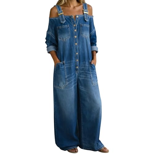 Overol de mezclilla vintage para evitar la ropa ajustada e incómoda