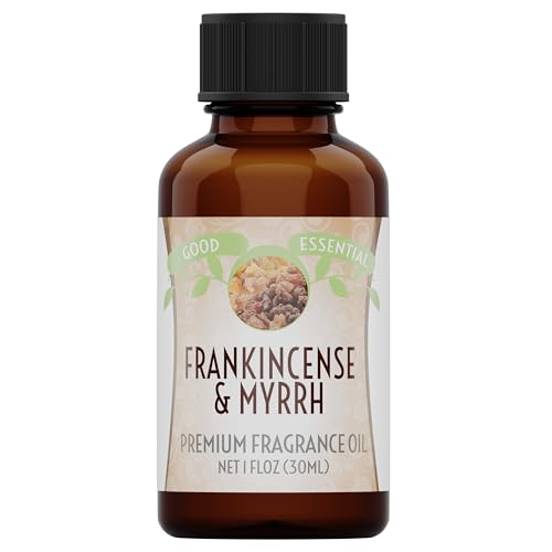 Image of Good Essential Professional Frankincense & Myrrh Fragrance Oil, 1 fl oz (30ml), for Candles, Soap Making, Lotions, Perfume & Diffusers