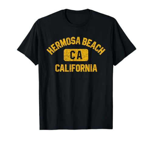 Hermosa Beach Gym Style Amber Print T-Shirt