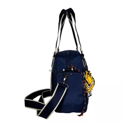 Bolsa Feminina Transversal e Mão Garfield GF2887 Azul