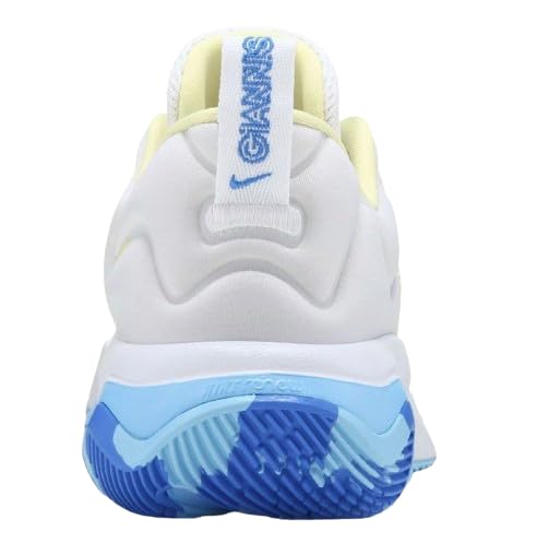 Image of Nike Herren Giannis Immortality 3 DREI Viertel hoch, Light Blue White, 13 US