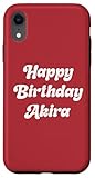 Happy Birthday Akira Case for iPhone XR