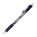 TUL Gel Pens, Retractable, Fine Point, 0.5 mm, Gray Barrel, Blue Ink, Pack Of 12