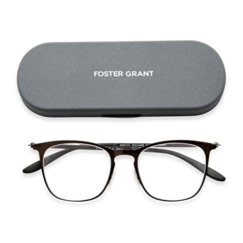 Image of Foster Grant Unisex Adult Liam Blue Light Super Flat Glasses