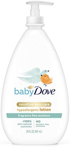 Baby Dove Sensitive Skin Care Baby Lotion Fragrance Free Moisture 20 oz