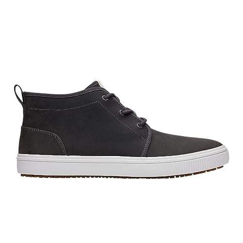 Image of TOMS Men's Carlo Mid Terrain Sneaker, Forged Iron Leather, 7 UK