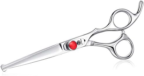 6" Kids Hair Cutting Scissors Safety Rounded Tips Kids Haircut Scissors Hair Cutting Shears for Children Baby Toddler Girls Boys Men Women Japanese Stainless Steel Silver Christmas Gift Univinlions