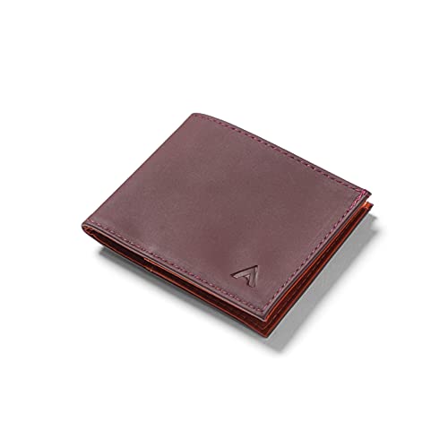 Image of Allett Sport Wallet, RFID Blocking Slim (Leather, Merlot)