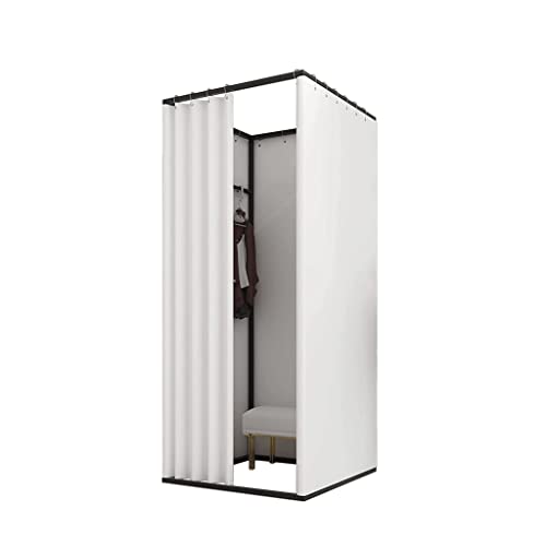 SIAMZYWV Fitting Room Clothing Store Light Luxury Movable Changing Room Dressing Room Landing Shading Curtain for Outdoor