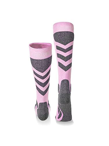 Kayzadd Women's Ski Socks For Skiing, Snowboarding, Outdoor Sports, Winter Performance Socks-2 Pack #TOP2