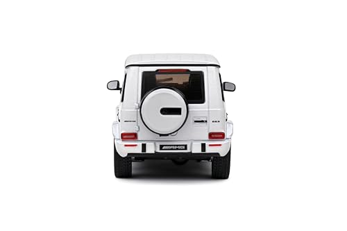 Solido Mercedes AMG G63 2022 Modelo Diecast 1:43 Blanco miniatura 4