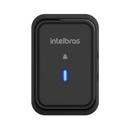 Kit 2 campainha sem fio cib 101 preta - Intelbras