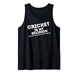 Cricket ist meine Religion und das Stadion ist mein Tempel! Tank Top