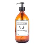 Dispensador de Jabón de Cristal Ambar Botella Vid