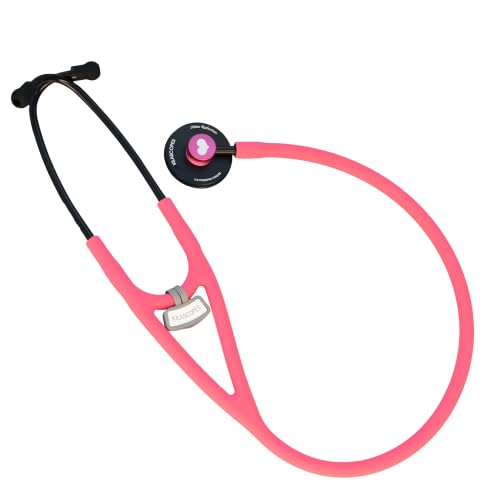Image of Cardiology Grade Single Head Steel Stethoscope 31Pink | High-sensitivity Single Head, Tuneable, Anti Noise, Acoustic Diaphragm, Stainless Steel Performance, Value