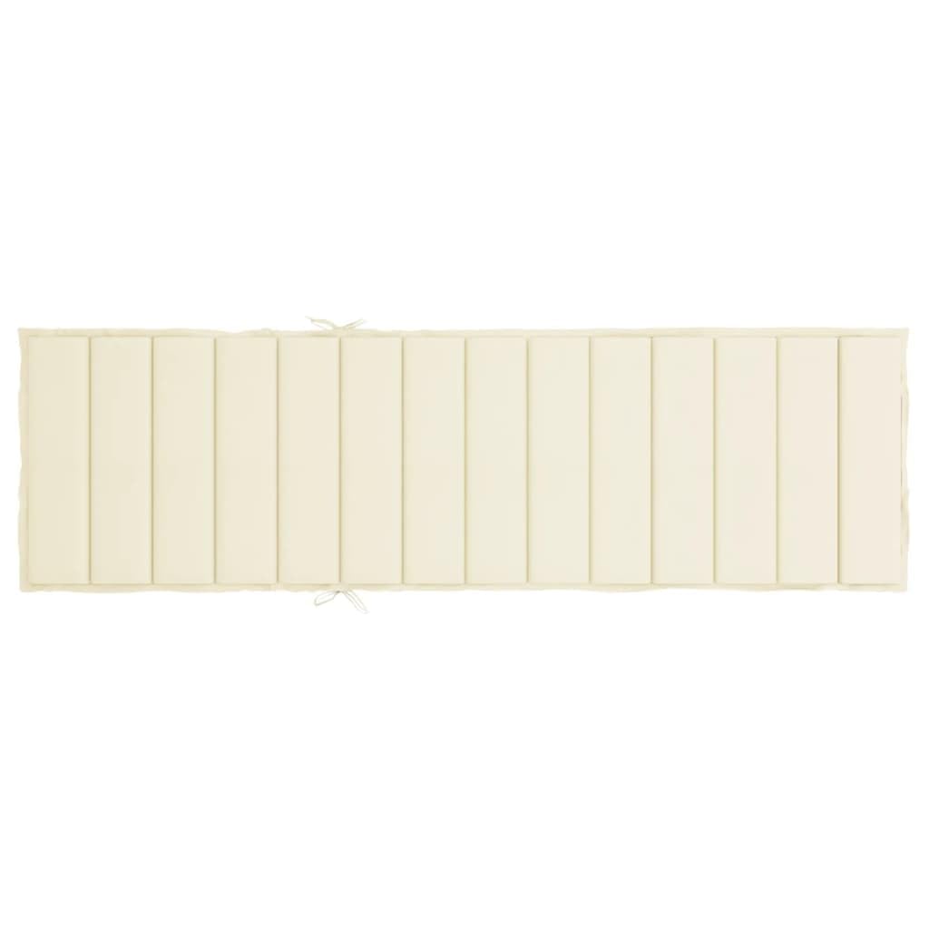 Cuscino per sdraio da sole, 200 x 60 x 3 cm, in tessuto Oxford, impermeabile, antiscivolo, con imbottitura in fibra di schiuma, per giardino, terrazza, balcone, per esterni e interni