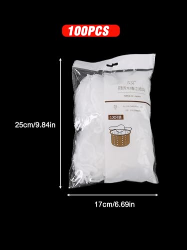 100 bolsas desechables para filtro de cocina miniatura 2