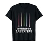 Powered by Laser Tag Arena Gamer Team Nacht Lasertag T-Shirt